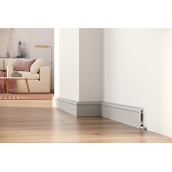 80MM PF082G RAL7047 pilka polistireno grindjuostė