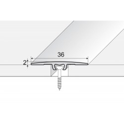 A68 270CM ALIUMINIS PROFILIS grindų dangų sujungimui