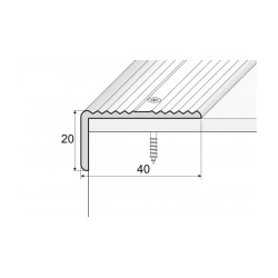 A33 270CM ALIUMINIS PROFILIS laiptų apdailai