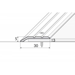 A01 270CM ALIUMINIS PROFILIS grindų dangų sujungimui