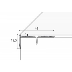 C26 270cm aliuminis profilis laiptams
