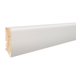 60x15.5mm P6P dažyta pagal užsakymą medinė grindjuostė