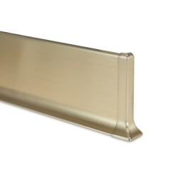 80mm Auksas šukuotas LINE 90 anoduota aliuminė grindjuostė