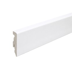 58MM K0062L1 RAL9003 balta polistireno grindjuostė