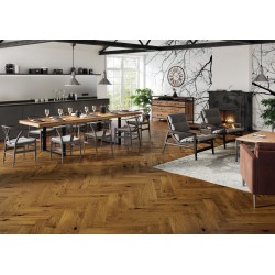 Eglutė Oak Brown Sugar Herringbone 130mm