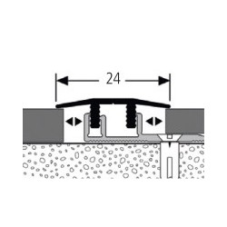 270cm Design Transition Click Profile skirtingiems aukščiams sujungti