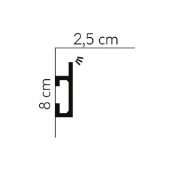 QL019 LED  lubų apvadas