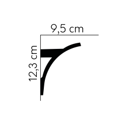 QL011 LED  lubų apvadas