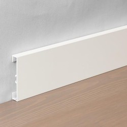 40mm STRAIGHT BALTA matinė aliuminė grindjuostė