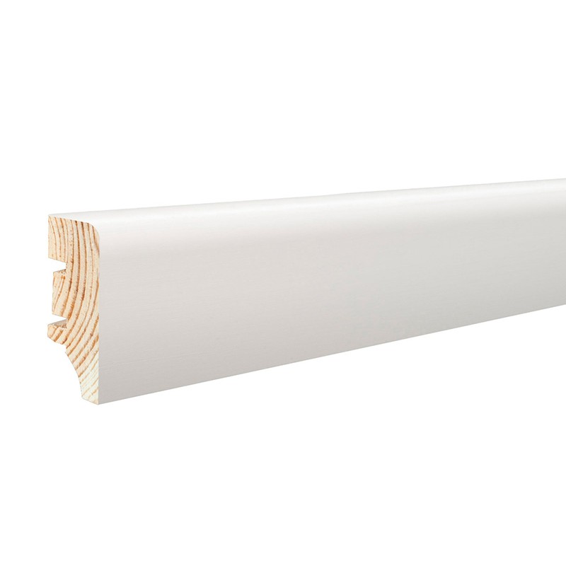 40x15.5mm P4P BALTOS Medinės grindjuostės 40x15.5mm P4P BALTOS Medinės grindjuostės