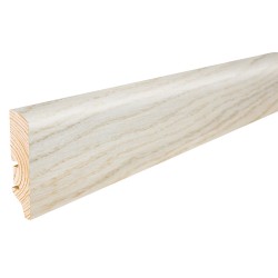 60mm P50 GENTLE OAK medinės faneruotos grindjuostės