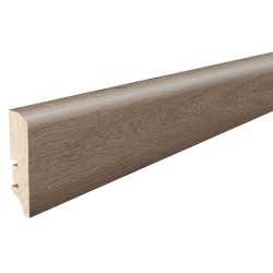60mm P50 OLIVE OAK medinės faneruotos grindjuostės