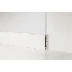 78338 PROFILIS + baltas aliuminis intarpas