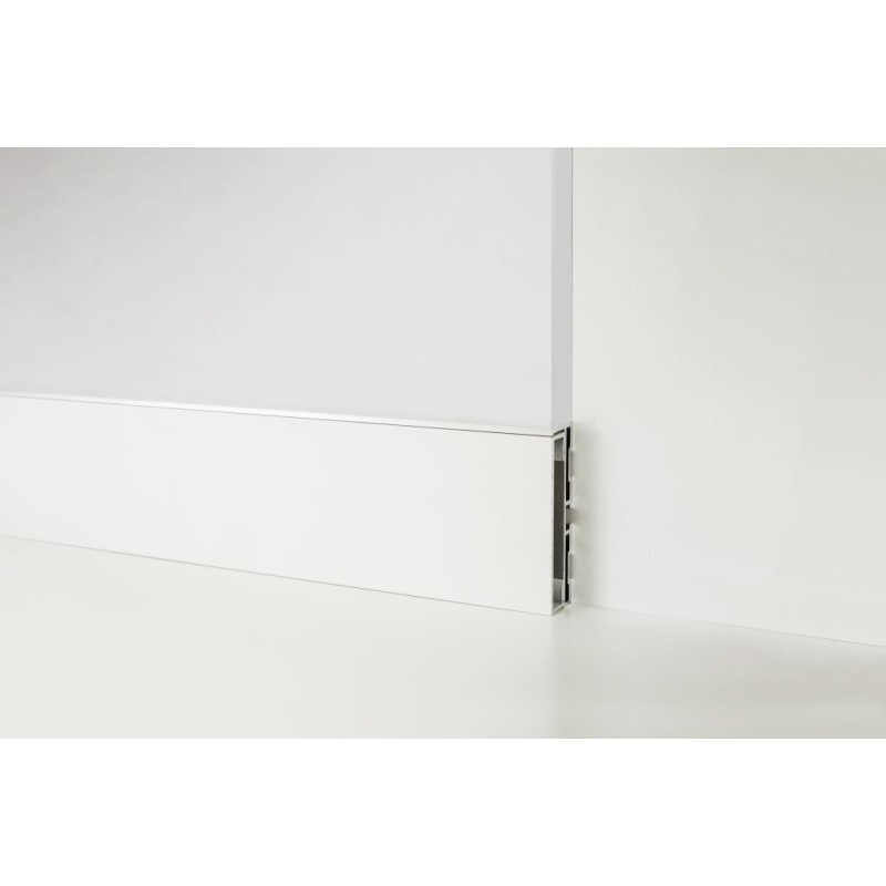 78338 PROFILIS + baltas aliuminis intarpas