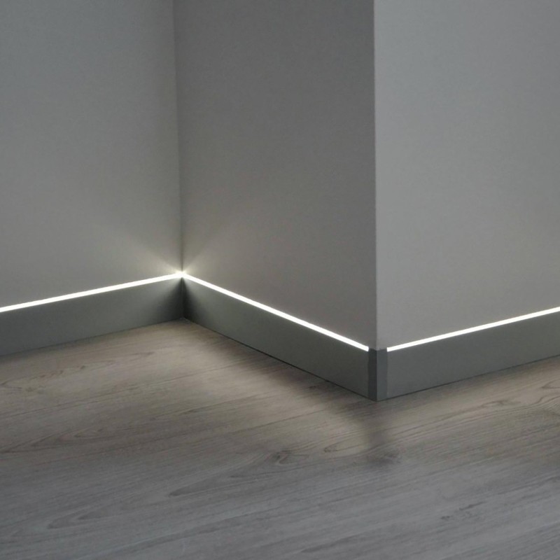 78310 Gipso Profilis + LED baltas aliuminis intarpas 78310 Gipso Profilis + LED baltas aliuminis intarpas