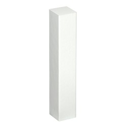 MDF baltų grindjuosčių kampai 122 x 22 x 22mm