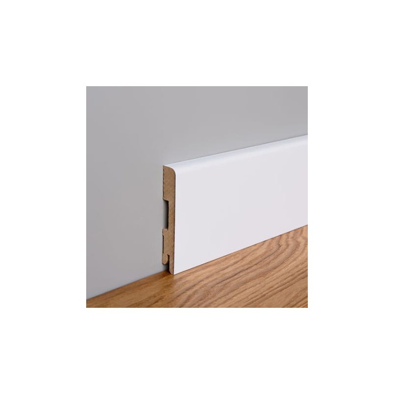 100x16 LB1 MDF dažytos baltos grindjuostės 100x16 LB1 MDF dažytos baltos grindjuostės