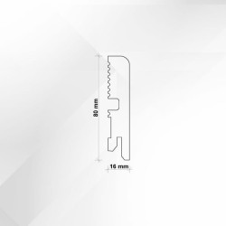 80X16 LB1 MDF DAŽYTOS PAGAL UŽSAKYMĄ GRINDJUOSTĖS
