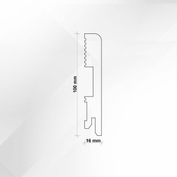 100X16 LB1 MDF DAŽYTOS PAGAL UŽSAKYMĄ GRINDJUOSTĖS