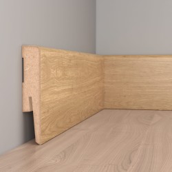 80MM LO9 SARAGOSSA OAK 80X15 MDF LAMINUOTA grindjuostė