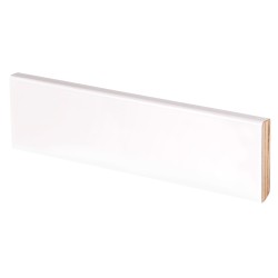 50x10mm B047 Medinės dažytos baltos grindjuostės