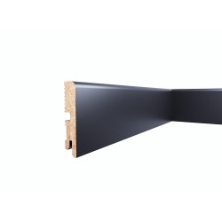 80x16 LB1 MDF dažytos JUODOS grindjuostės