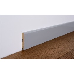 80x16 LB1 MDF dažytos PILKOS grindjuostės