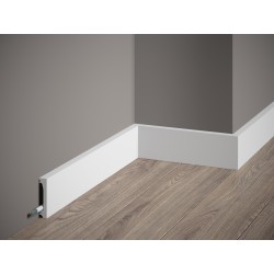 60MM MD032 PREMIUM baltai dažyta polistireno grindjuostė