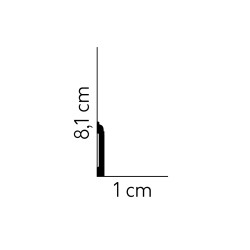81MM MD258 polistireno grindjuostė