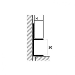 AF M DESIGN Shadow Gap profilis