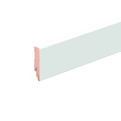 80x16mm L0162 Medinės dažytos baltos grindjuostės