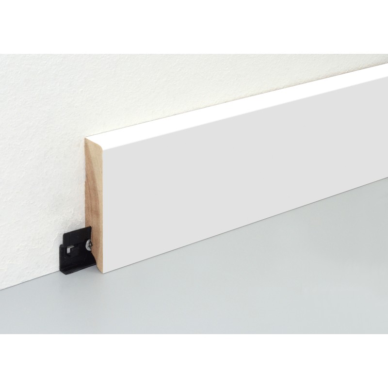 80x16mm L0162 Medinės dažytos baltos grindjuostės 80x16mm L0162 Medinės dažytos baltos grindjuostės