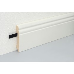 96x18mm L0089 Medinės dažytos baltos grindjuostės