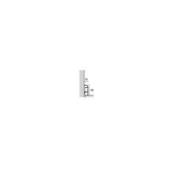 40mm Line 97 anoduota aliuminė grindjuostė