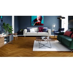 Eglutė Oak Brown Sugar Herringbone 110mm