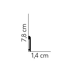 78mm MD234 FLEX Lanksti polistireno grindjuostė