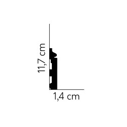 117mm MD358 FLEX Lanksti polistireno grindjuostė