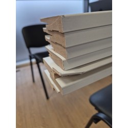 ANTRA RŪŠIS 80X15 LO1 MDF grindjuostė