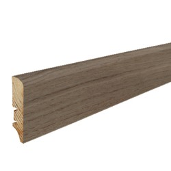 60mm P50 BROWNIE OAK medinės faneruotos grindjuostės