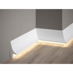 QL007 LED apšvietimui polistireno grindjuostės