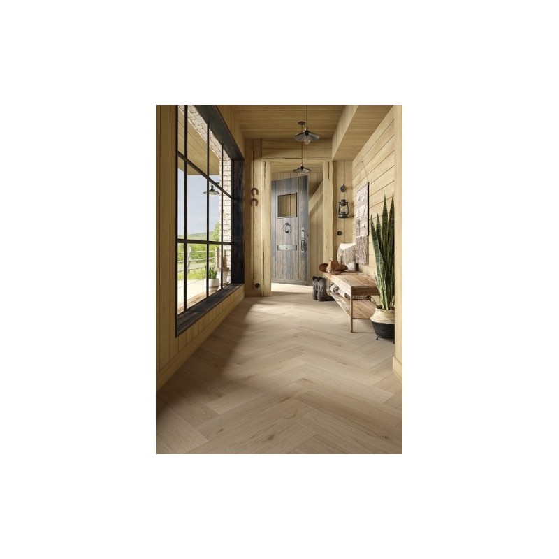 LIBERTE Herringbone MILWAUKEE Oak 605 Alsapan laminuotos grindys