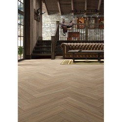 LIBERTE Herringbone MONTANA HICKORY 608 Alsapan laminuotos grindys