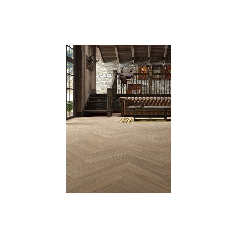 LIBERTE Herringbone MONTANA HICKORY 608 Alsapan laminuotos grindys