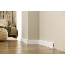 60MM PF060 RAL9003 balta polistireno grindjuostė