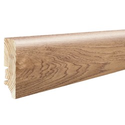 60mm P6P KALAMBO OAK medinės faneruotos grindjuostės