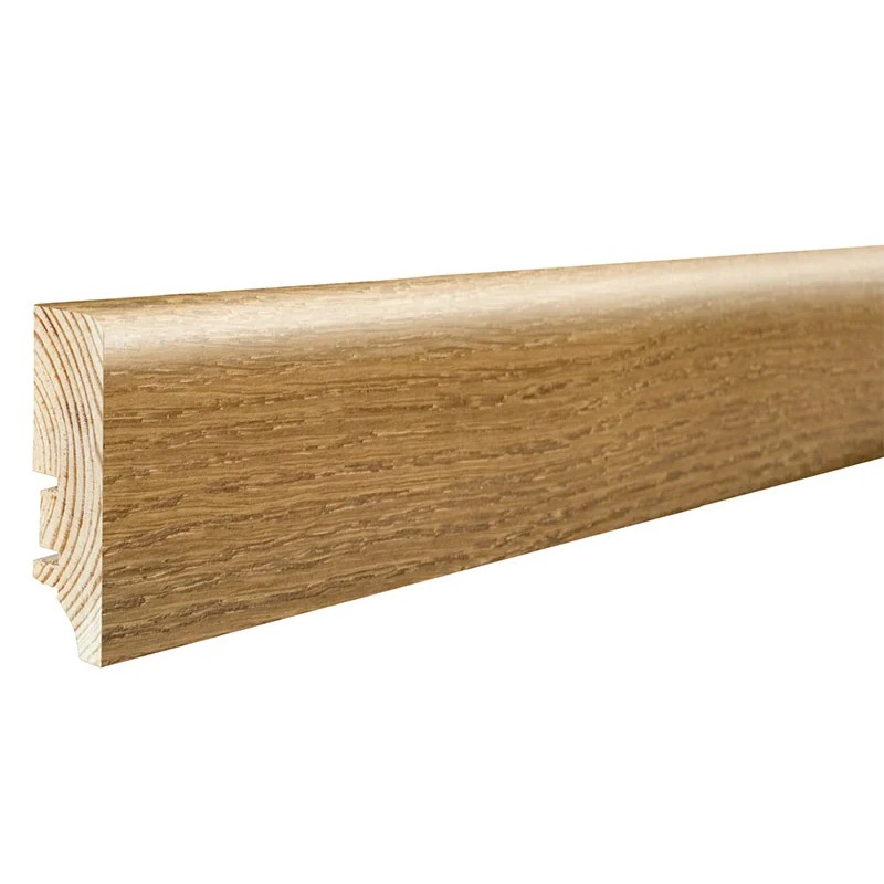 60mm P6P TERRA OAK medinės faneruotos grindjuostės