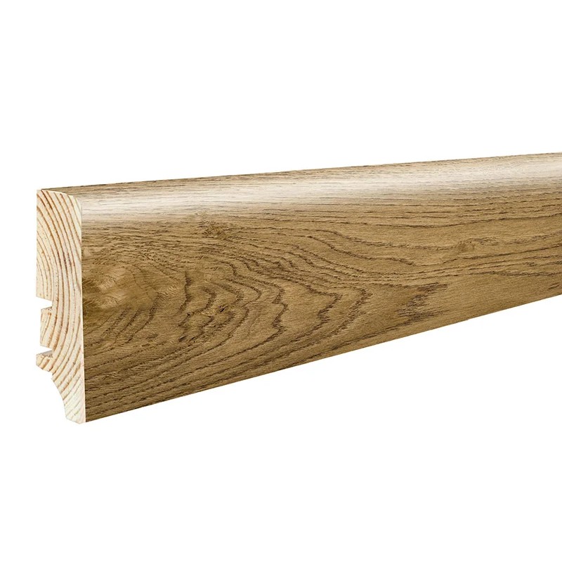 60mm P6P STILL OAK medinės faneruotos grindjuostės