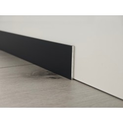 40x3mm B04 Juoda anoduota aliuminė grindjuostė - profilis
