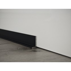 20x10mm B23 Juoda anoduota aliuminė grindjuostė - profilis