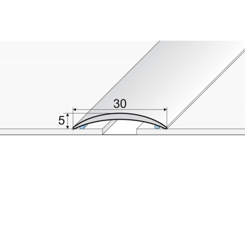 A03 270CM ALIUMINIS PROFILIS grindų dangų sujungimui